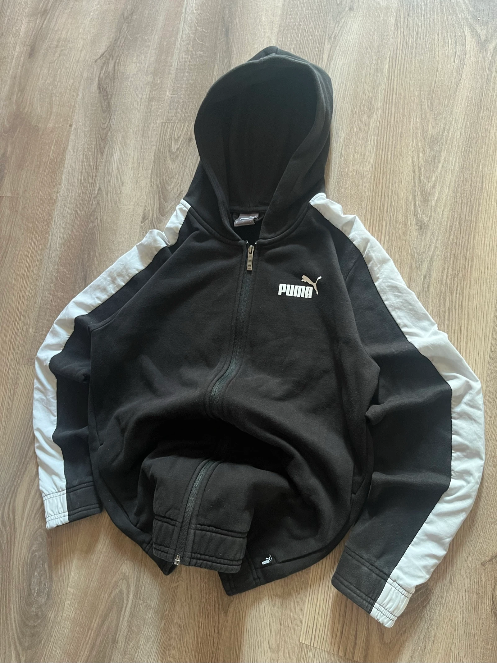 Puma Hoodie Sweatshirt Logo Vintage Y2K Archive Streetwear Sportswear Essential Unisex  – photo 5